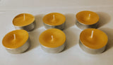 12 x Organic Beeswax Tealight Candles