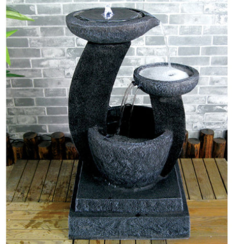 Solar water feature - bird bath